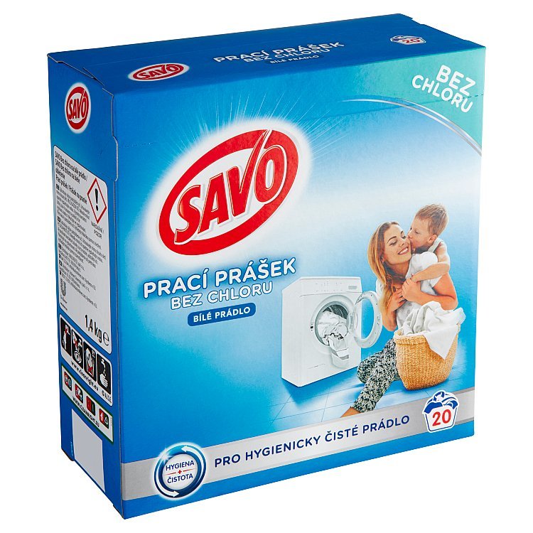 Savo prací prášok 1,4kg/20PD-White