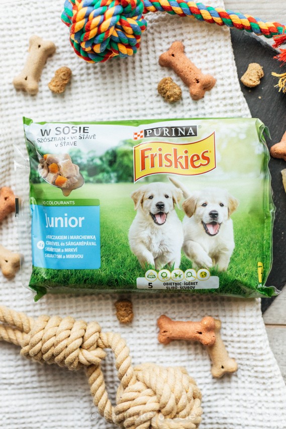 FRISKIES Dog JUNIOR kapsička 4 x 100 g