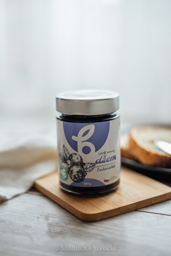 100 % Bio čučoriedkový džem Premium bobule 200 g