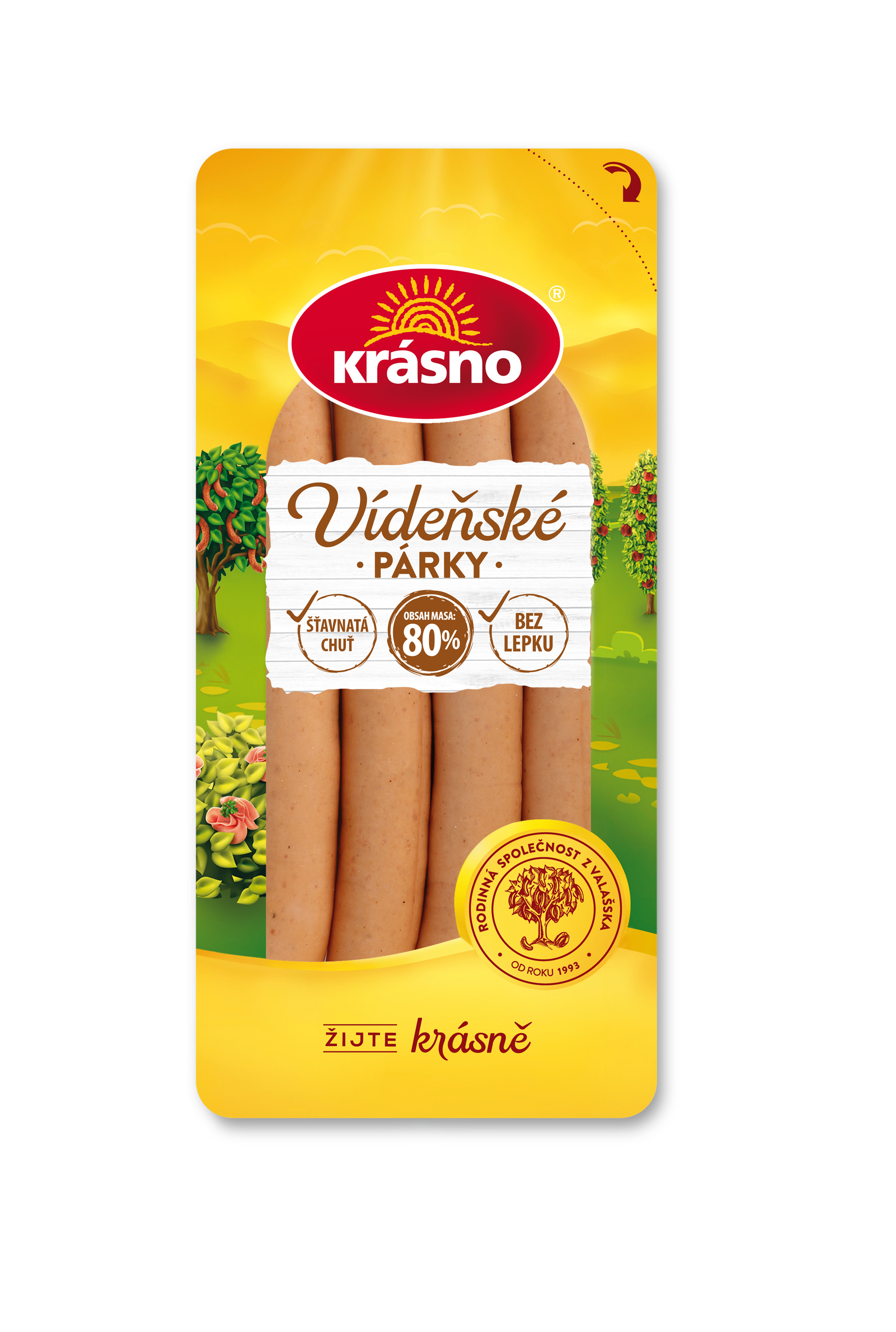 Krásno - Viedenské párky 200 g