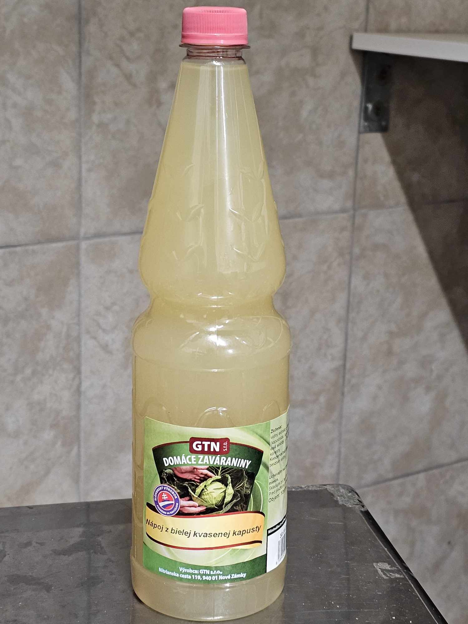 Nápoj z bielej kvasenej kapusty 1 L